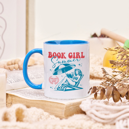 Pagewings Book Girl Summer Mug