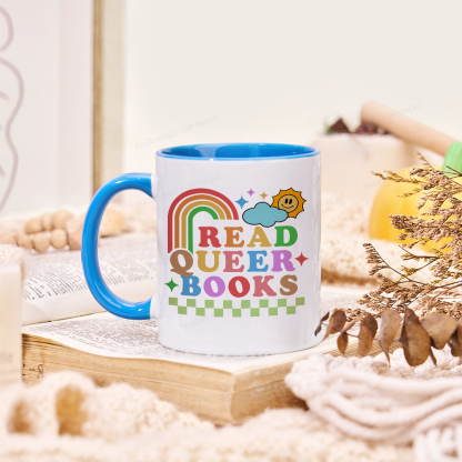 Pagewings Read Queer Books Mug