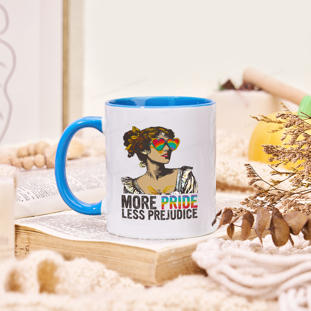 Pagewings More Pride Less Prejudice Mug