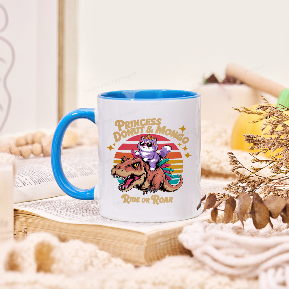 Pagewings Princess Donut & Mongo Mug
