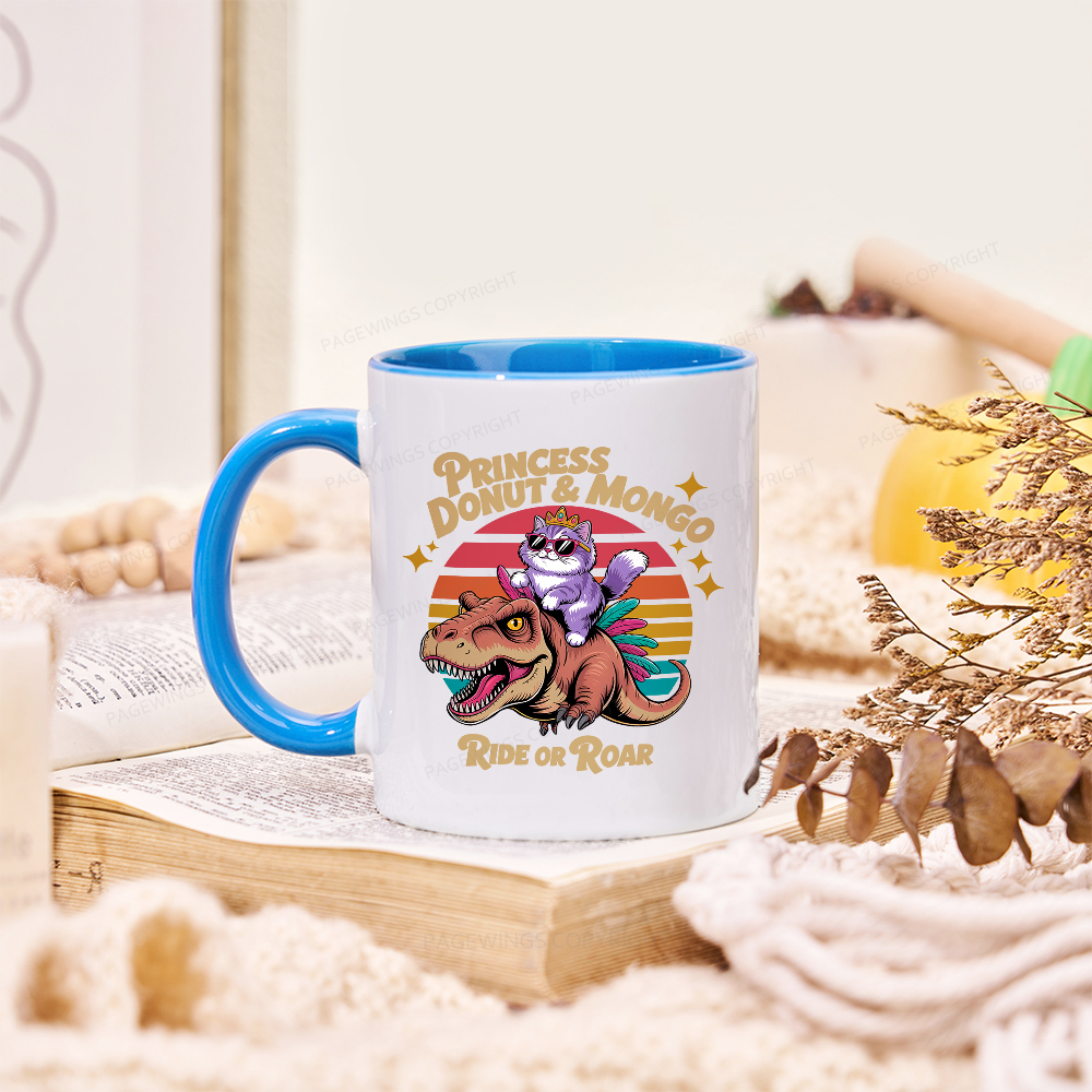 Pagewings Princess Donut & Mongo Mug