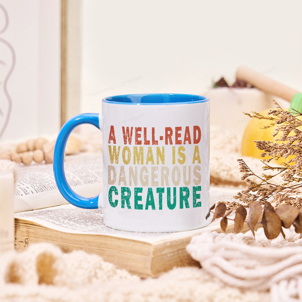 Pagewings A Well-Read Woman Is A Dangerous Creature Mug