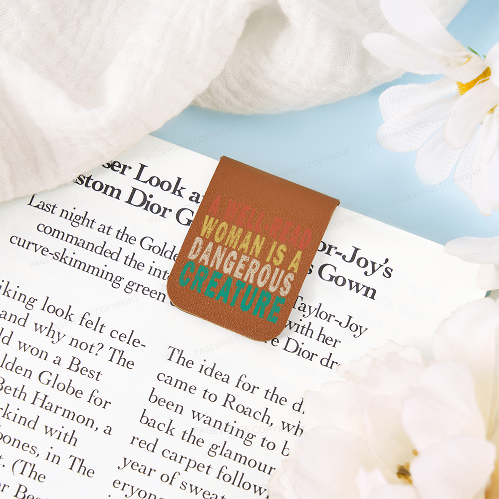 Pagewings A Well-Read Woman Is A Dangerous Creature Magnetic Bookmark