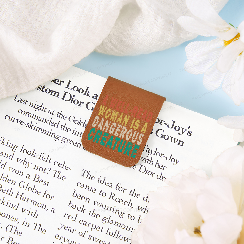 Pagewings A Well-Read Woman Is A Dangerous Creature Magnetic Bookmark