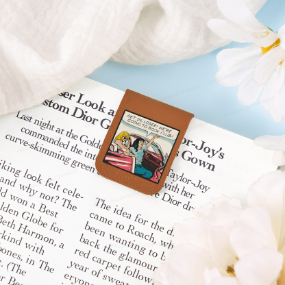 Pagewings Get in Loser We're Going to Book Club Magnetic Bookmark