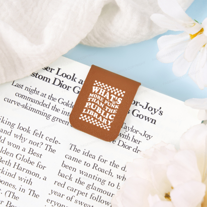 Pagewings Punk The Public Library Magnetic Bookmark