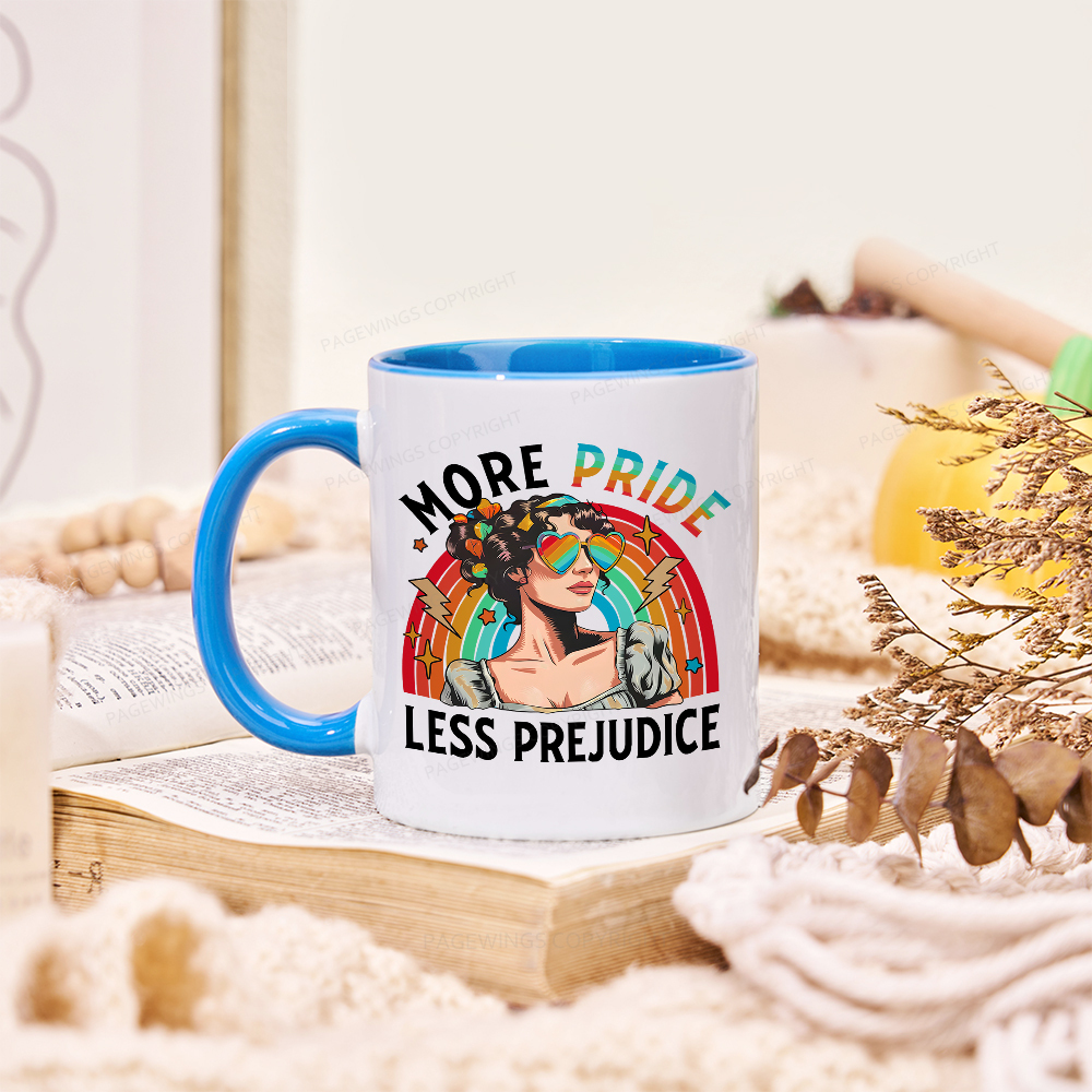 Pagewings More Pride Less Prejudice Mug