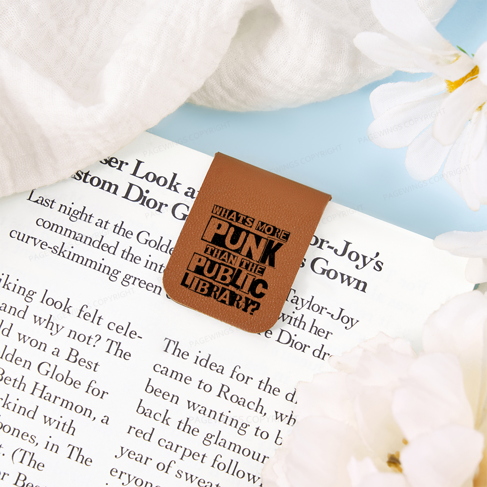 Pagewings What‘s More Punk Than the Public Library Magnetic Bookmark