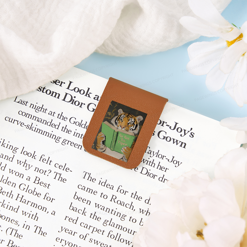Pagewings Motivational Tiger Magnetic Bookmark
