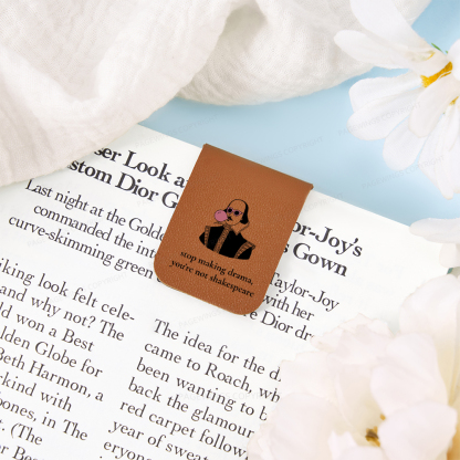 Pagewings Stop Making Drama You're Not Shakespeare Funny Magnetic Bookmark
