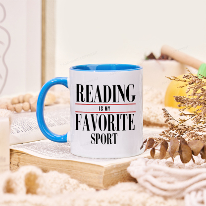 Pagewings Reading Is My Favorite Sport Mug