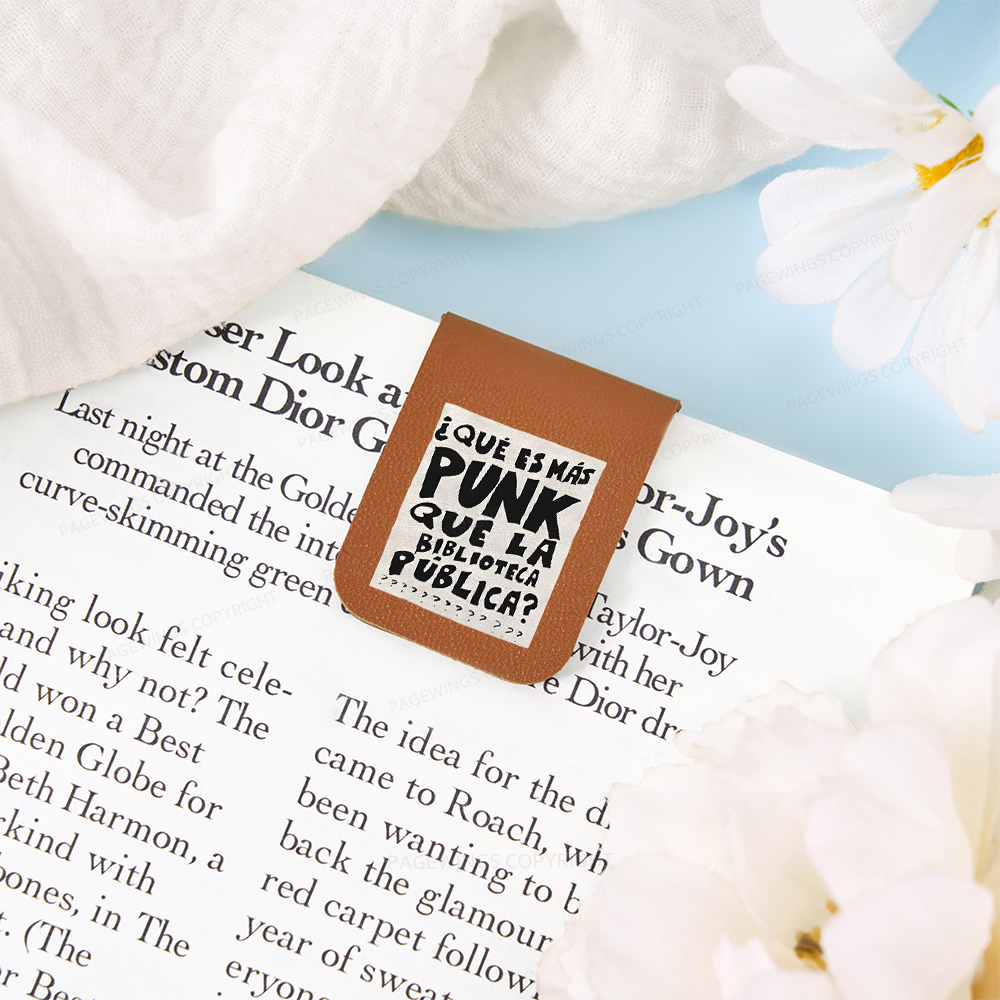 Pagewings What's More Punk Than The Public Library Magnetic Bookmark