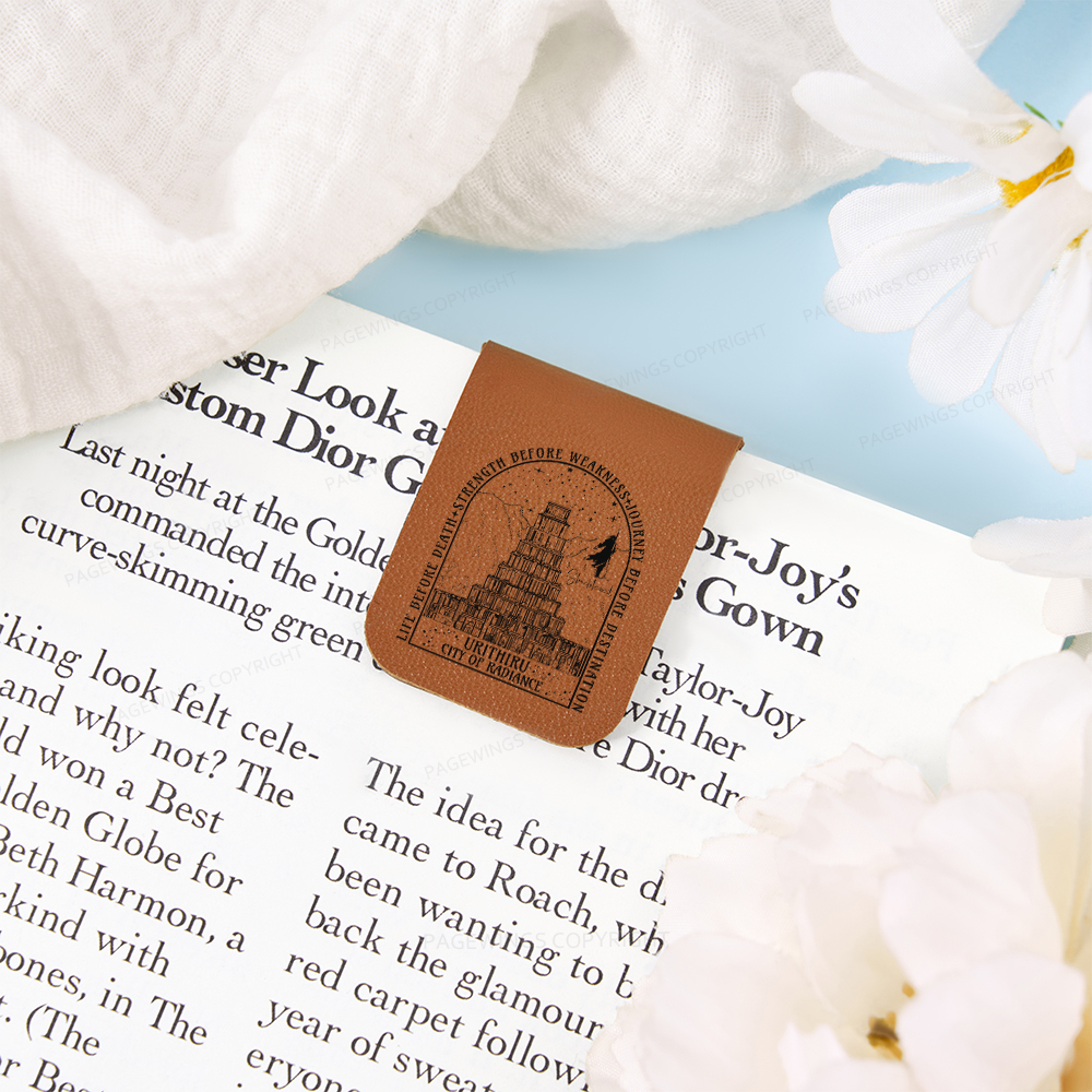 Pagewings Life Before Death Strength Before Weaknes Magnetic Bookmark