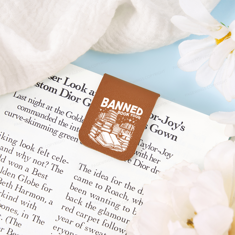 Pagewings Banned Books Tour Magnetic Bookmark
