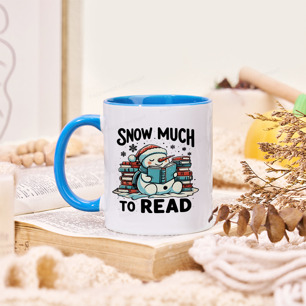 Pagewings Snow Much To Read Mug