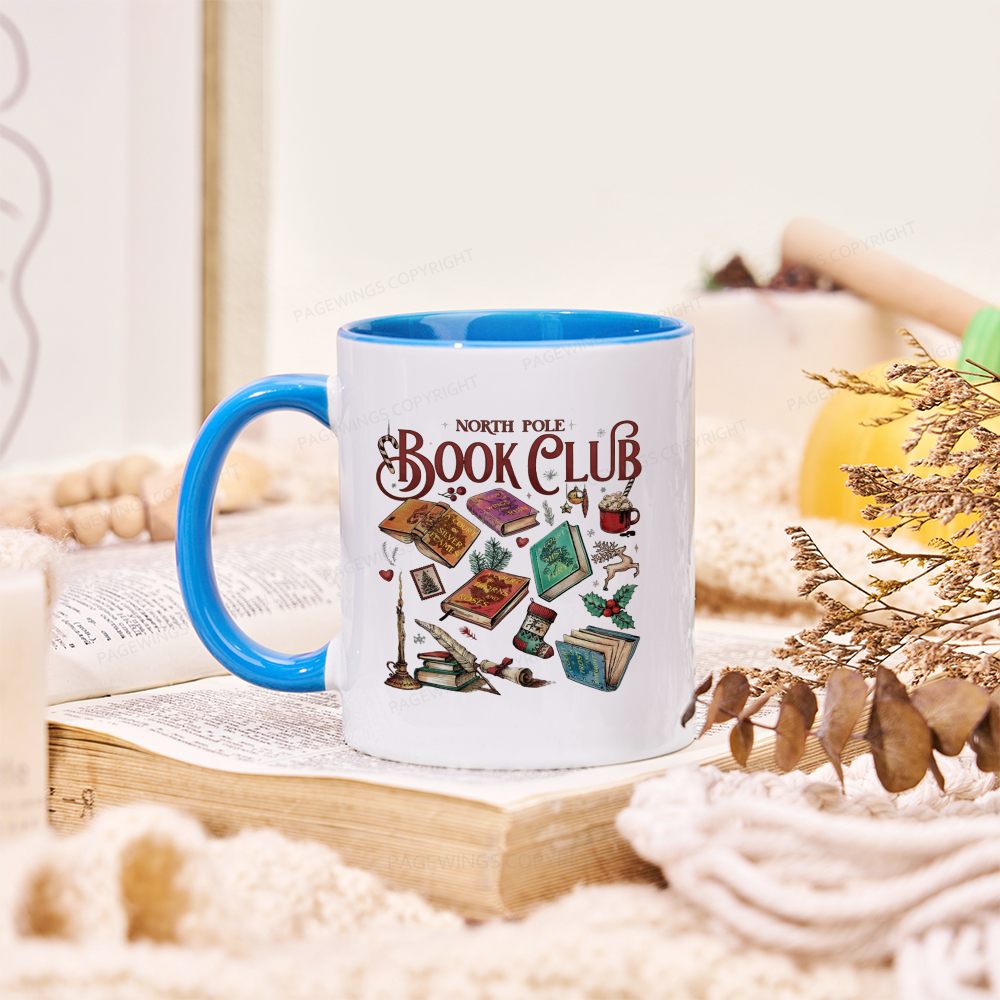 Pagewings SJM Book Club Christmas Mug