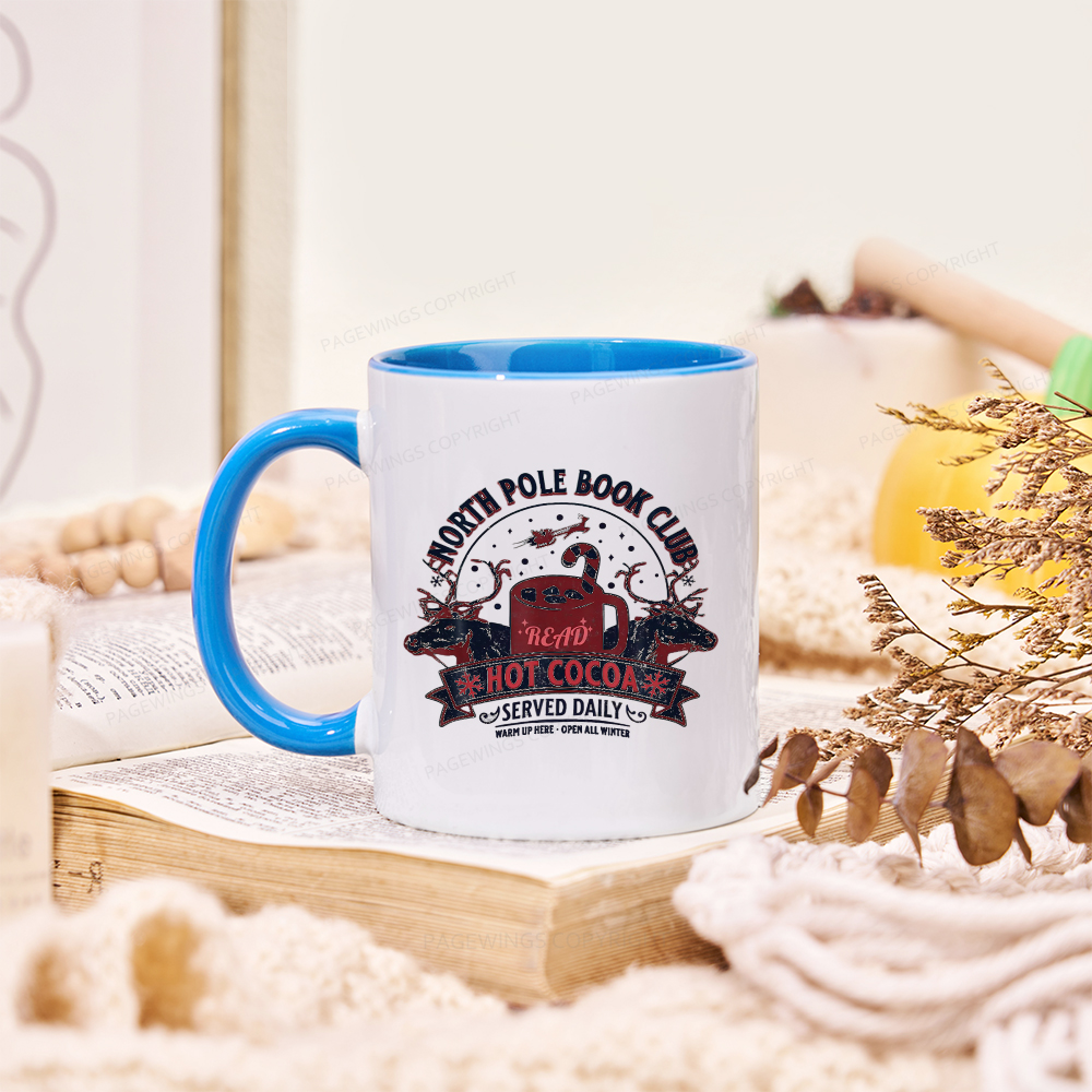 Pagewings North Pole Book Club Mug
