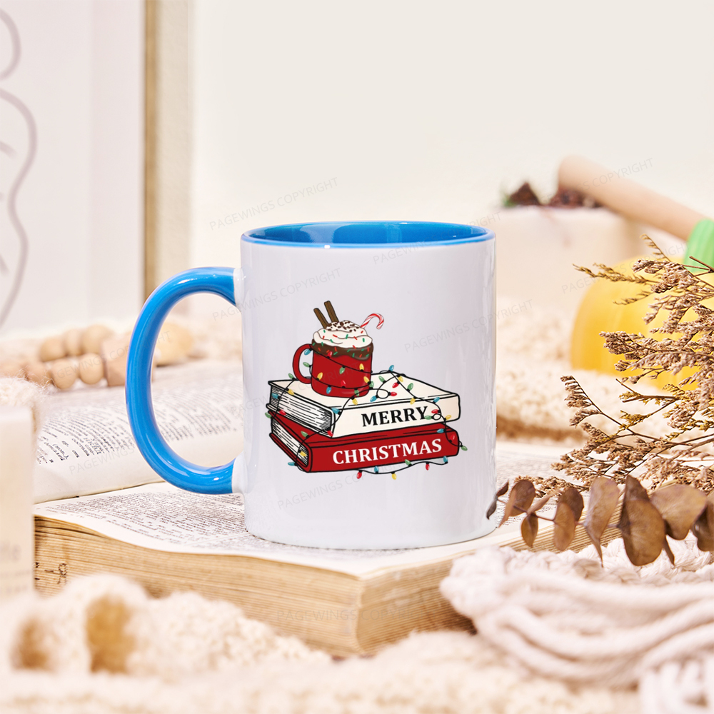 Pagewings Merry Christmas Mug