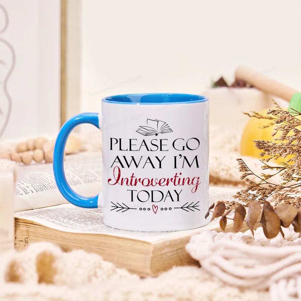 Pagewings I'm Introverting Today Mug