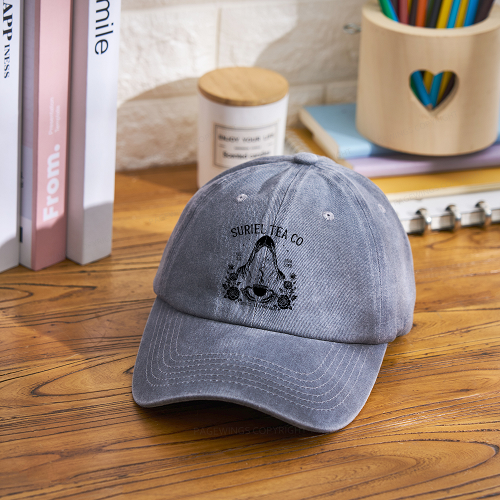 Pagewings Fantasy Reader Washed Cap