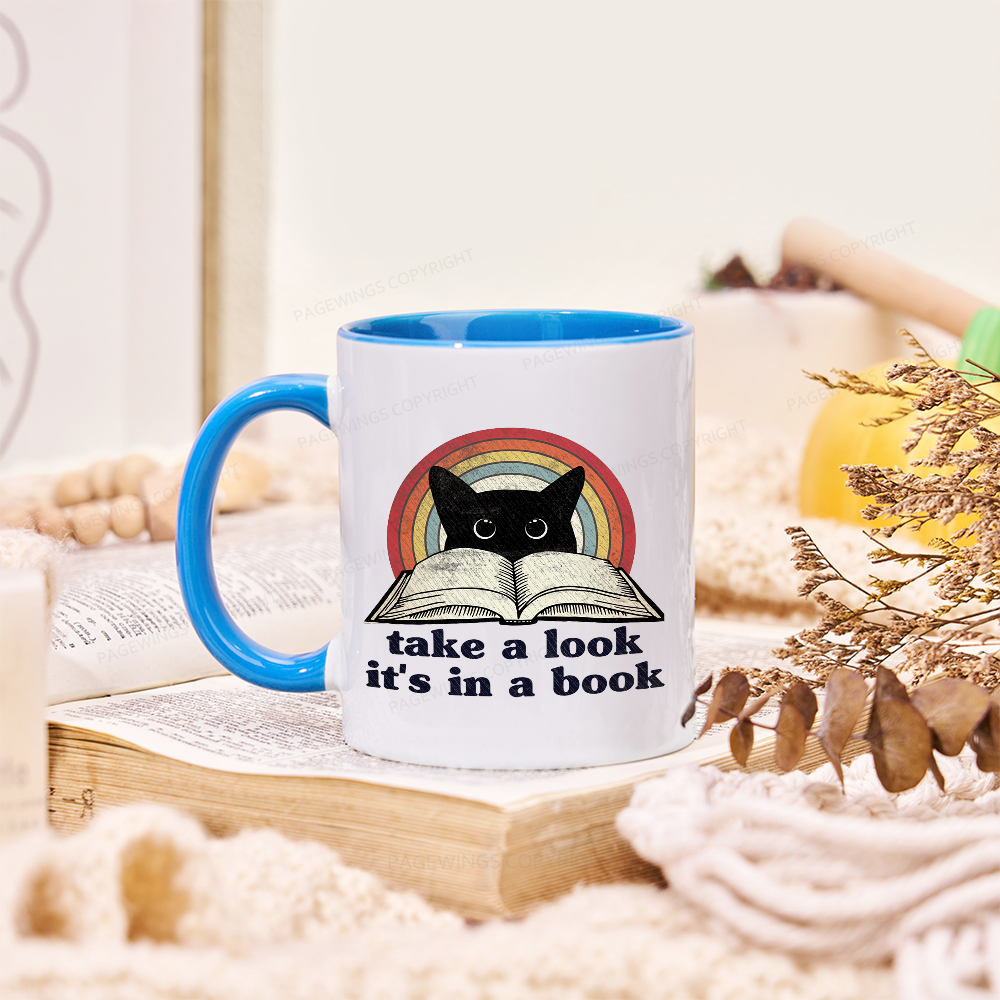Pagewings Take A Look Its In A Book Mug