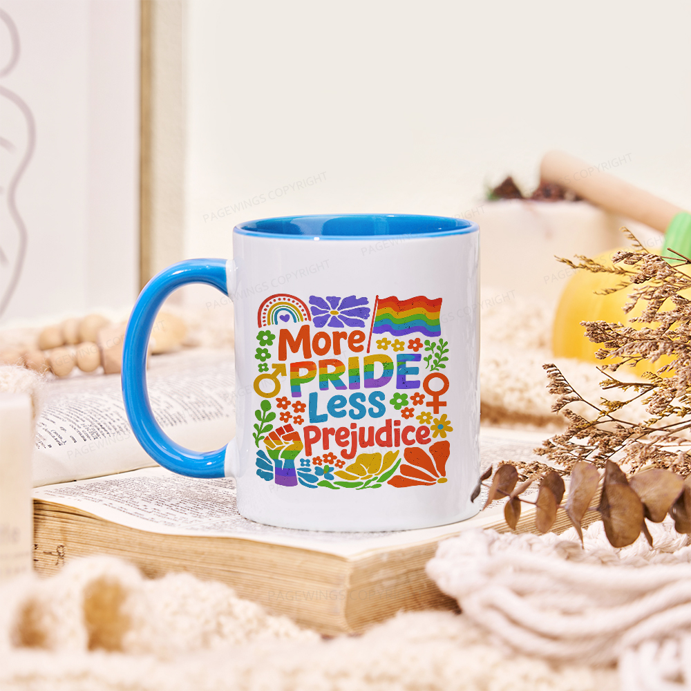 Pagewings More Pride Less Prejudice Mug