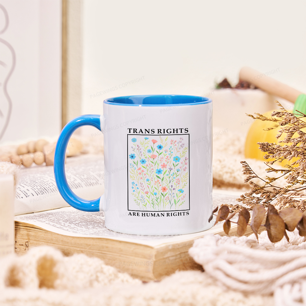 Pagewings Trans Rights Are Human Rights Mug
