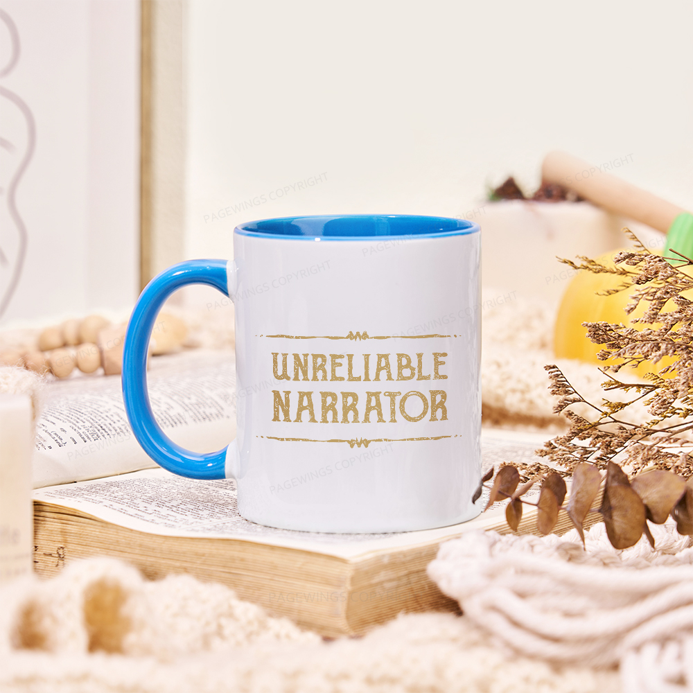 Pagewings Unreliable Narrator Mug