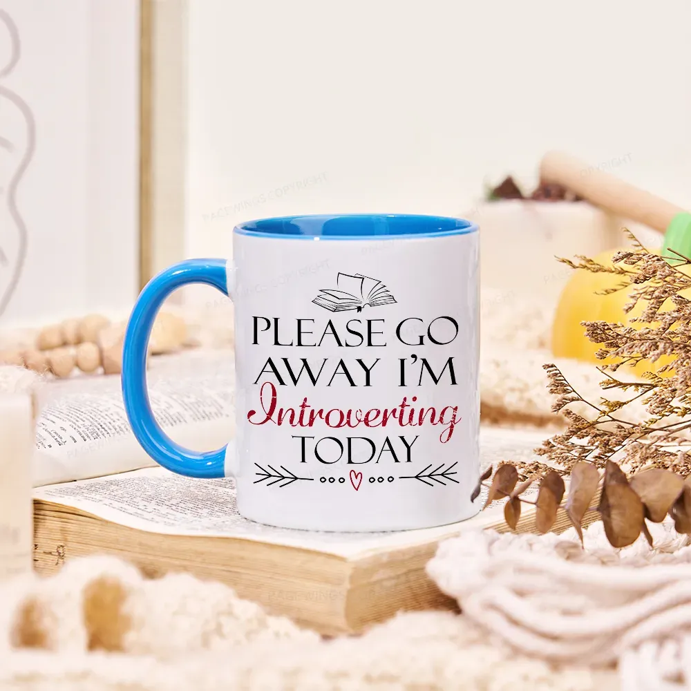 Pagewings I'm Introverting Today Mug