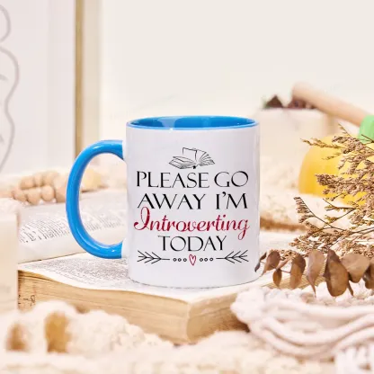 Pagewings I'm Introverting Today Mug
