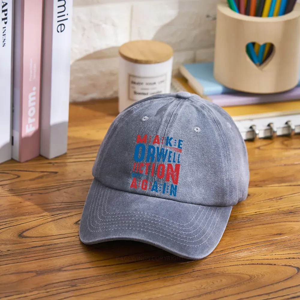 Pagewings 1984 Book Washed Cap