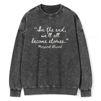 Pagewings Inspirational Quote16270 Read Unisex Washed Sweatshirt