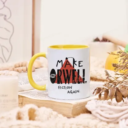 Pagewings Make Orwell Fiction Again Mug