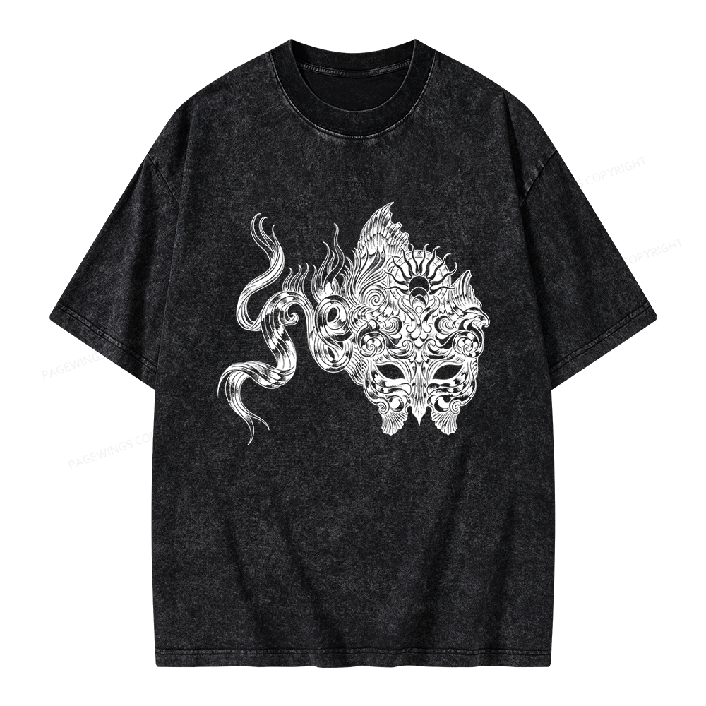 Pagewings Fantasy Bookish Unisex Washed T-shirt
