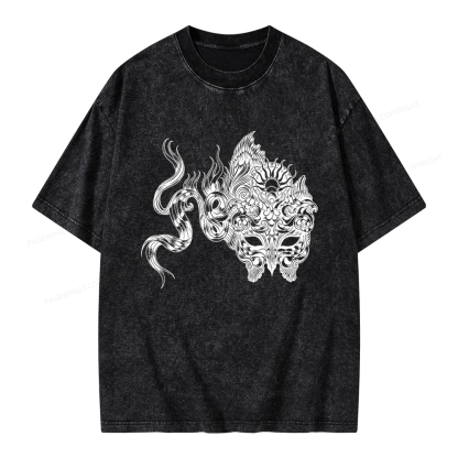Pagewings Fantasy Bookish Unisex Washed T-shirt