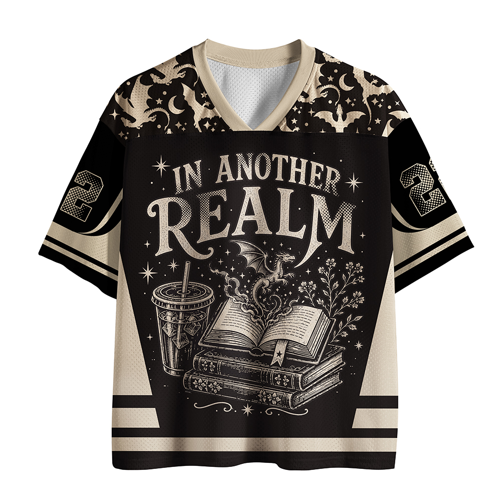 Pagewings In Another Realm Unisex Mesh Jersey