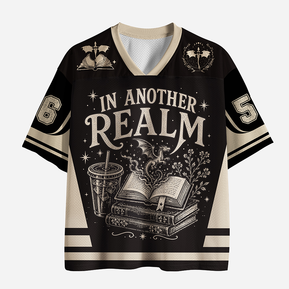 Pagewings In Another Realm Unisex Mesh Jersey