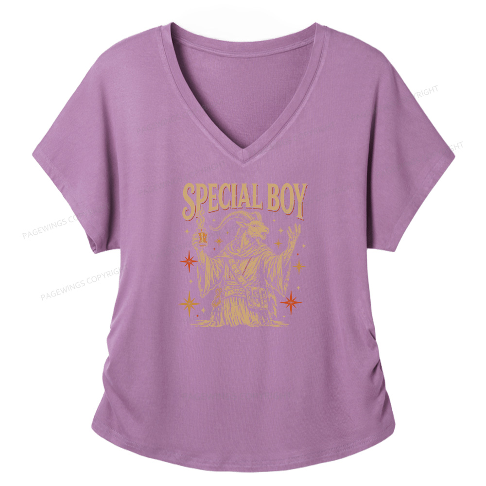 Pagewings Sci Fi Bookish16416 Soft Women's Modal V-neck T-shirt