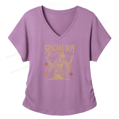 Pagewings Sci Fi Bookish16416 Soft Women's Modal V-neck T-shirt
