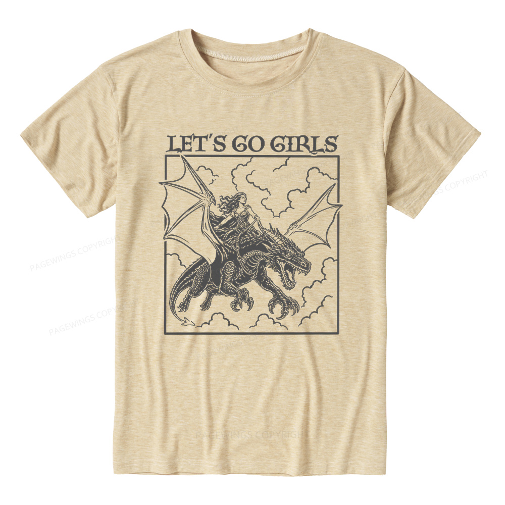 Pagewing Let's Go Girls16145 Bookish Unisex Heather T-Shirt