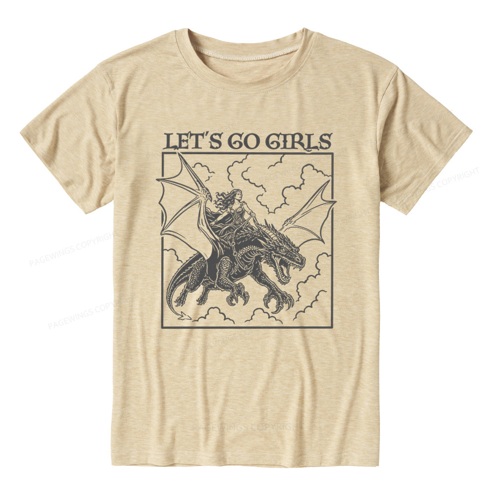 Pagewing Let's Go Girls16145 Bookish Unisex Heather T-Shirt