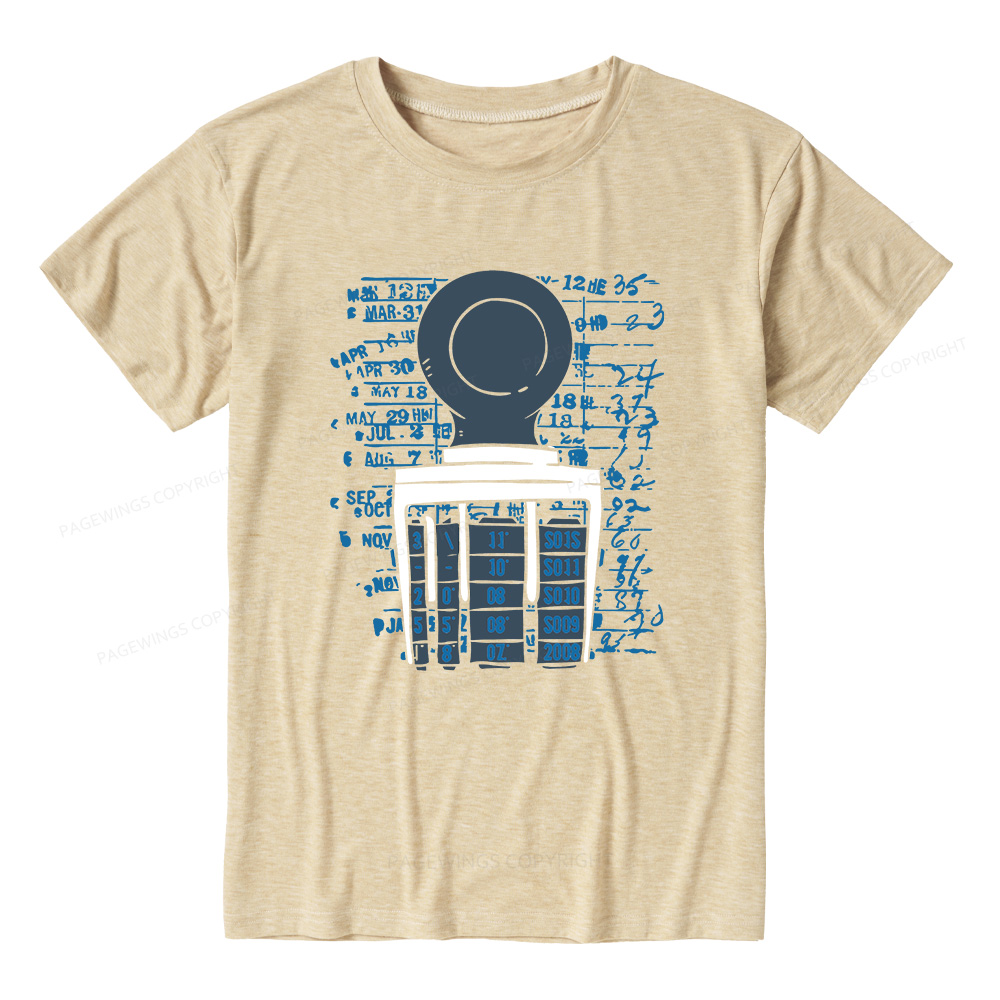 Pagewings Books Library Stamp16436 Bookish Unisex Heather T-Shirt