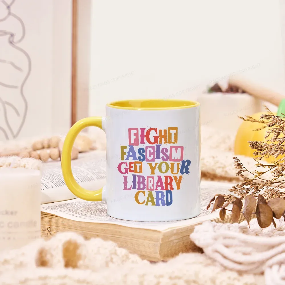 Pagewings Get Your Library Card Mug