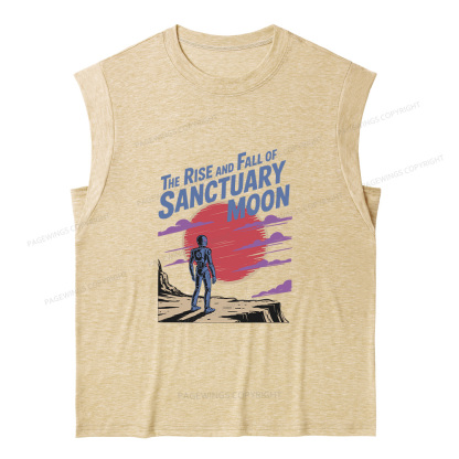 Pagewings The Rise And Fall Of Sanctuary Moon Bookish Women's Heather Tank Top