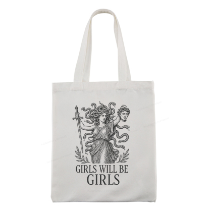 Pagewings Girls Will Be Girls Tote Bag