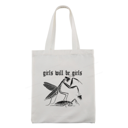 Pagewings Girls Will Be Girls Tote Bag