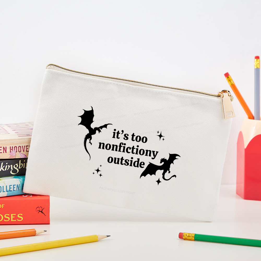 Pagewings It’s Too Nonfictiony Outside Pouch