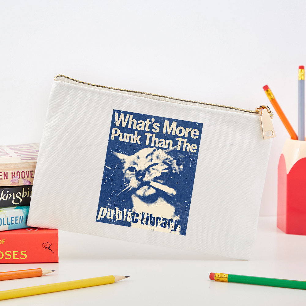 Pagewings What's More Punk Than The Public Library Pouch