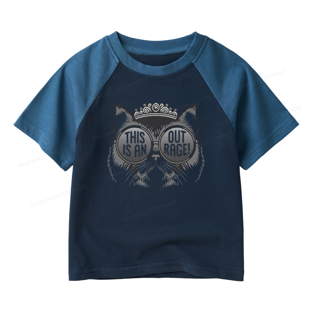 Pagewings Sci Fi Bookish16430 Kids Raglan T-shirt