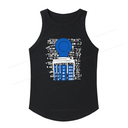 Pagewings Books Library Stamp16436 Women's Fitted Tank Top